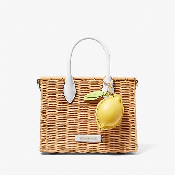 Michael Kors lemon coin pouch bag charm new - Picture 1 of 5